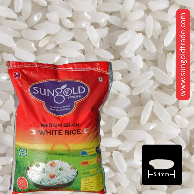 
Medium Grain White Rice in 25kg bag 