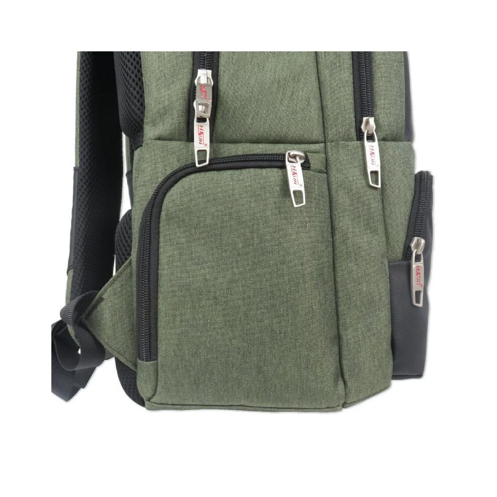 Zipper Closure Vietnam Origin Computer Interlayer Resin Mesh Unisex Polyester Business Laptop Backpack