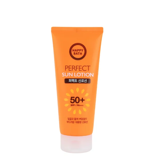 Korea Cosmetic Sunscreen for brand name called happy bath