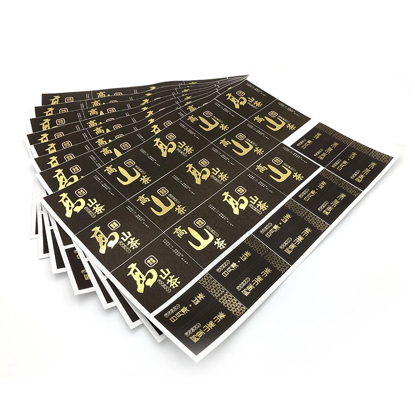 Горячее тиснение для печати наклеек