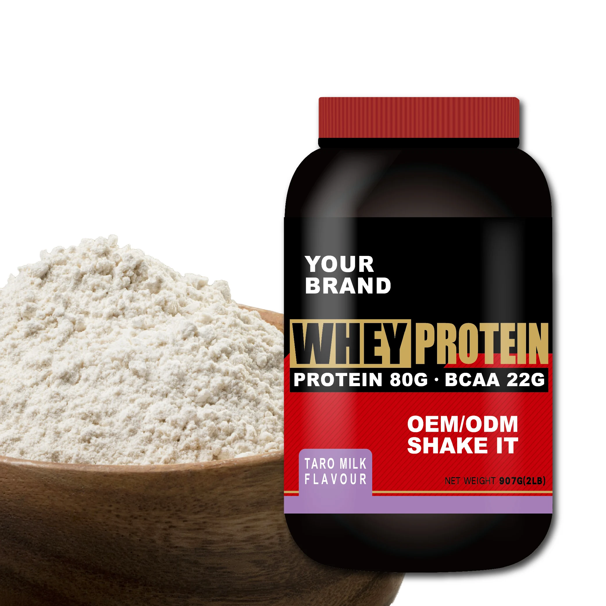 milk protein concentrate whey protein concentrate Taro milk Flavour 2lb