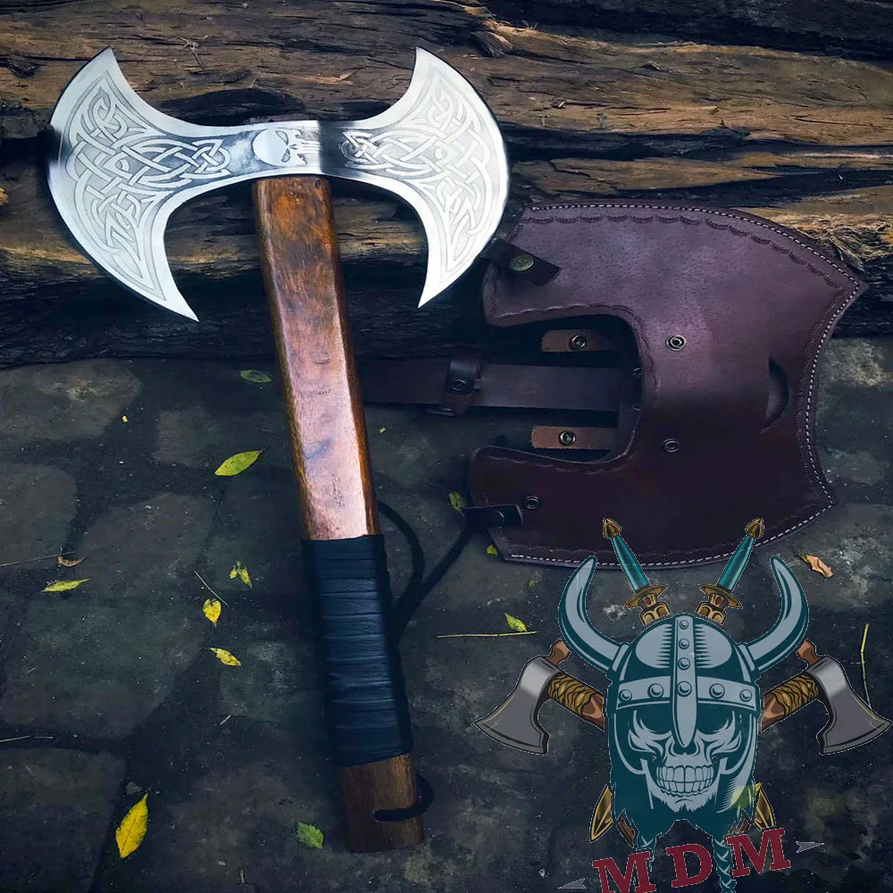 Outdoor Multi Functional Camping Hatchet Best Camping Axe Survival tactical Axe, High Carbon Steel Axe, Double Blade Axe