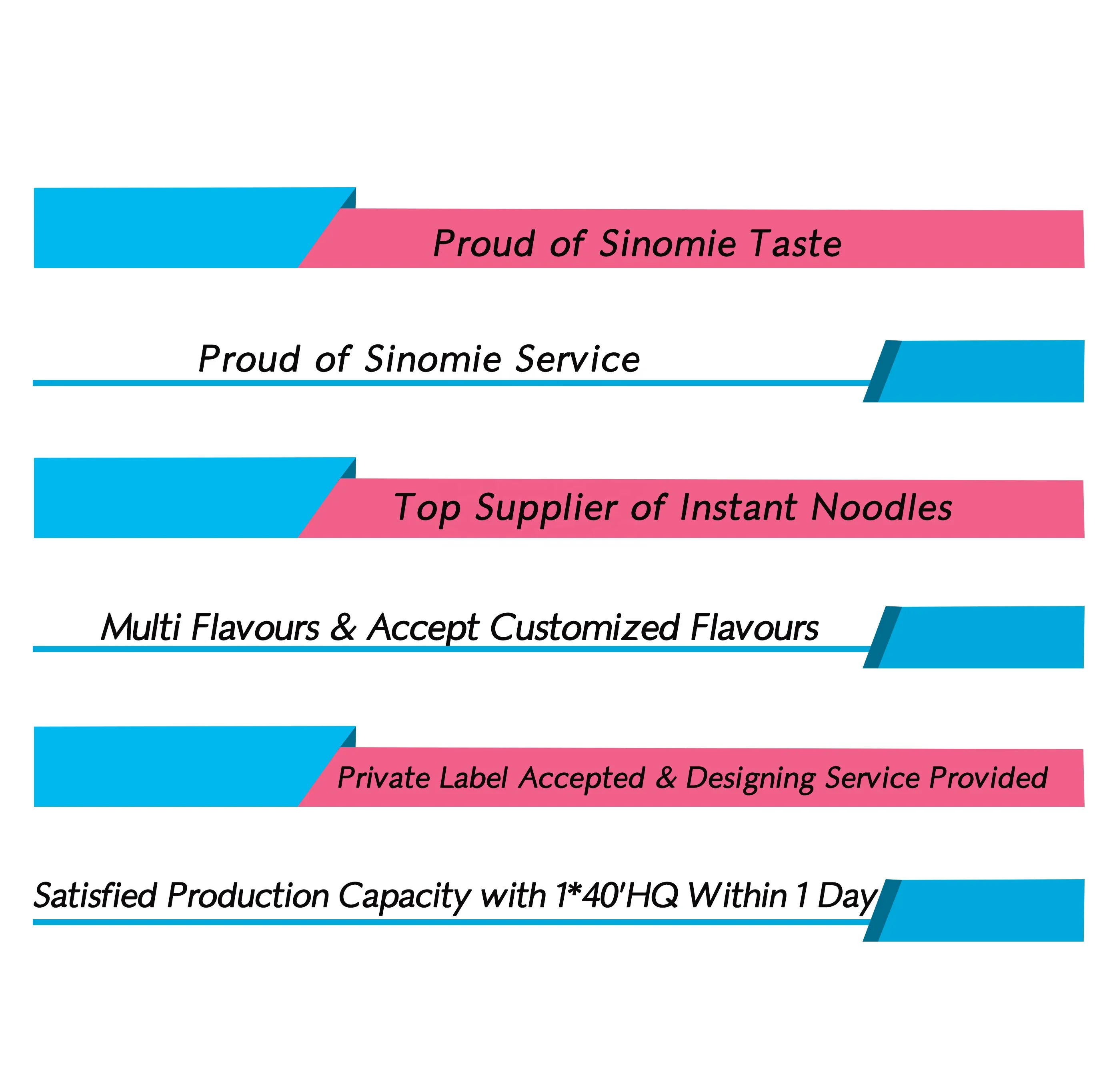 Chinese Manufacturer Wholesale Ramen Noodles SINOMIE Brand Accept Oem Brand Beef Many Flavor Bag Instant Noodles