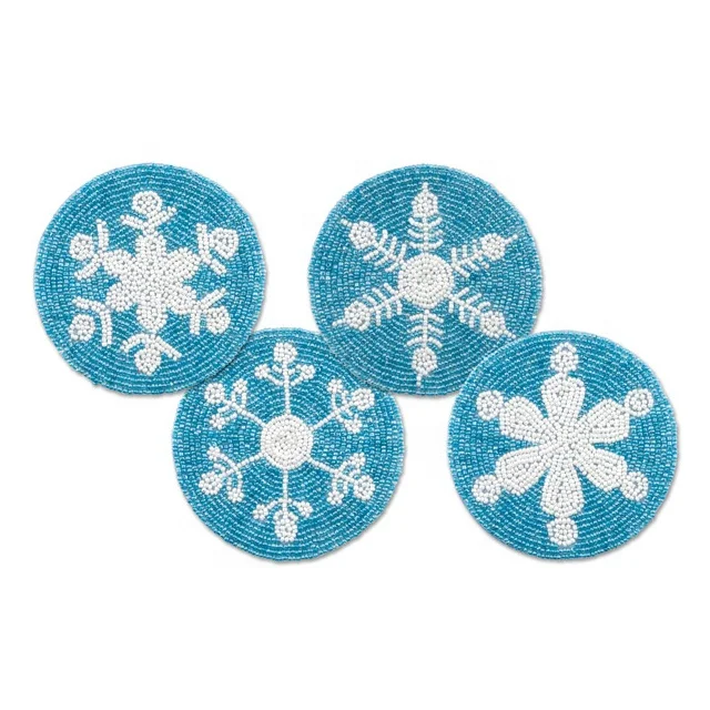 Hot Selling Wedding Party Beaded Tables Mats and Coasters