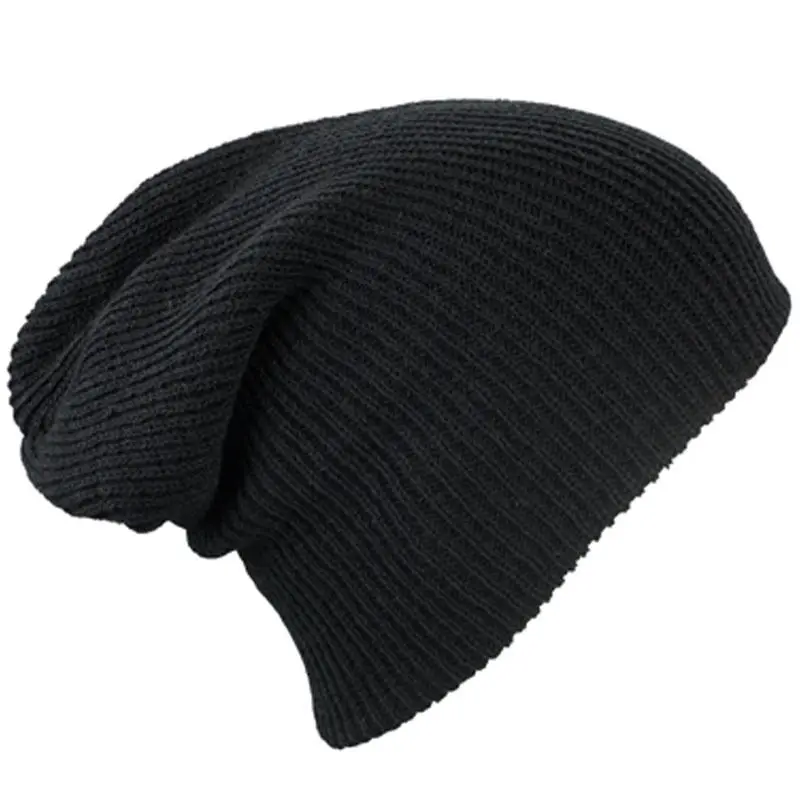 Knit Beanie for Women Winter Hats Oversize Slouchy Chunky Beanie for Men Warm Thick Ski Cap