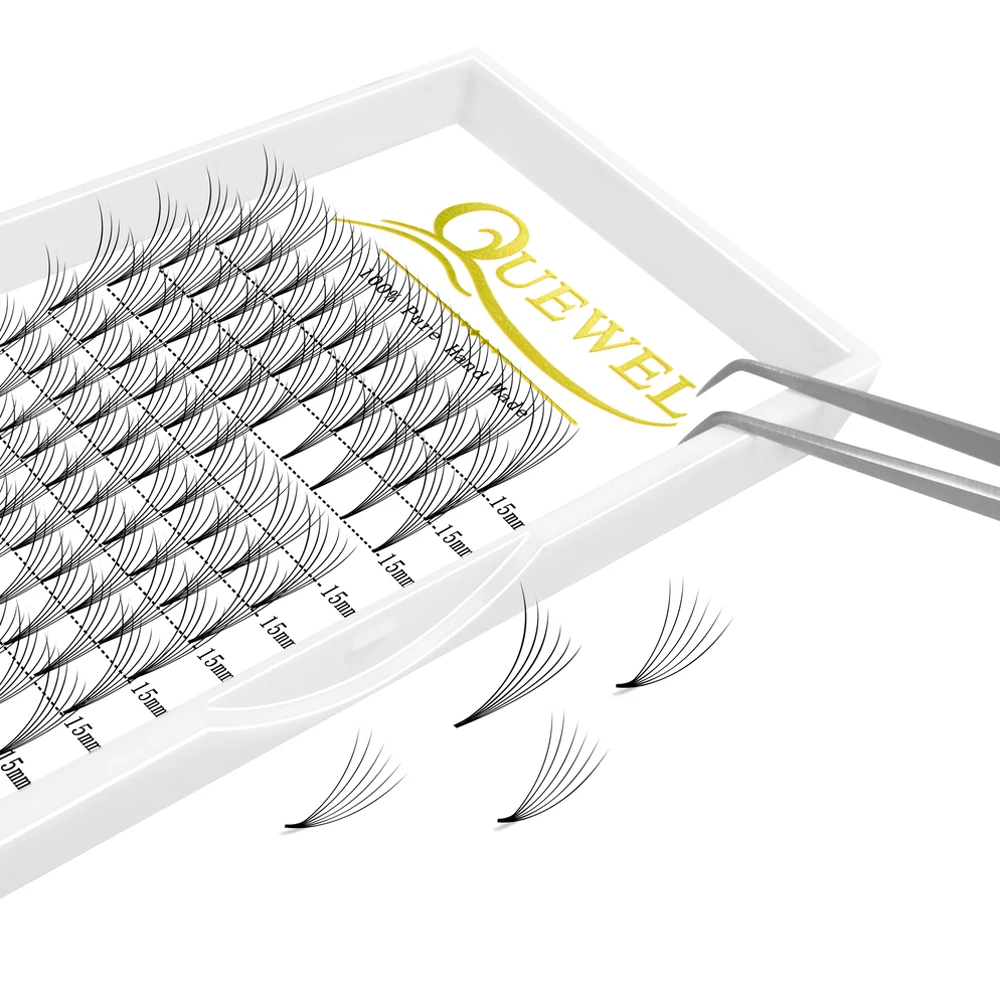 Eyelash Manufacturer Custom Pre Made Fans Best Selling Pre Made Lash Fans Quewel Premade Fans