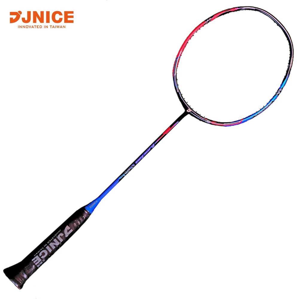 JNICE Taiwan Made 46T Carbon Elastic Force Badminton Racket badminton racket carbon