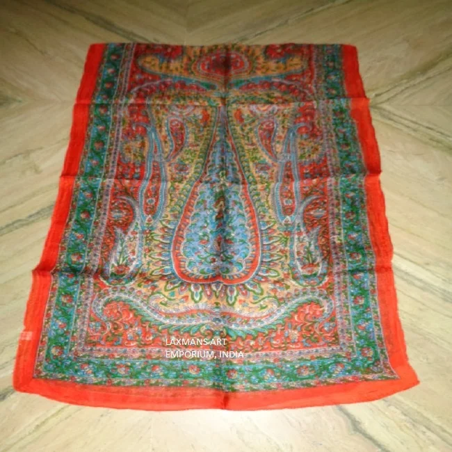 Beautiful Multi Colour Silk Printed 70 x 180 cm Long Scarves/Stoles For Women Wholesale Supplier From India Long Silk Scarves