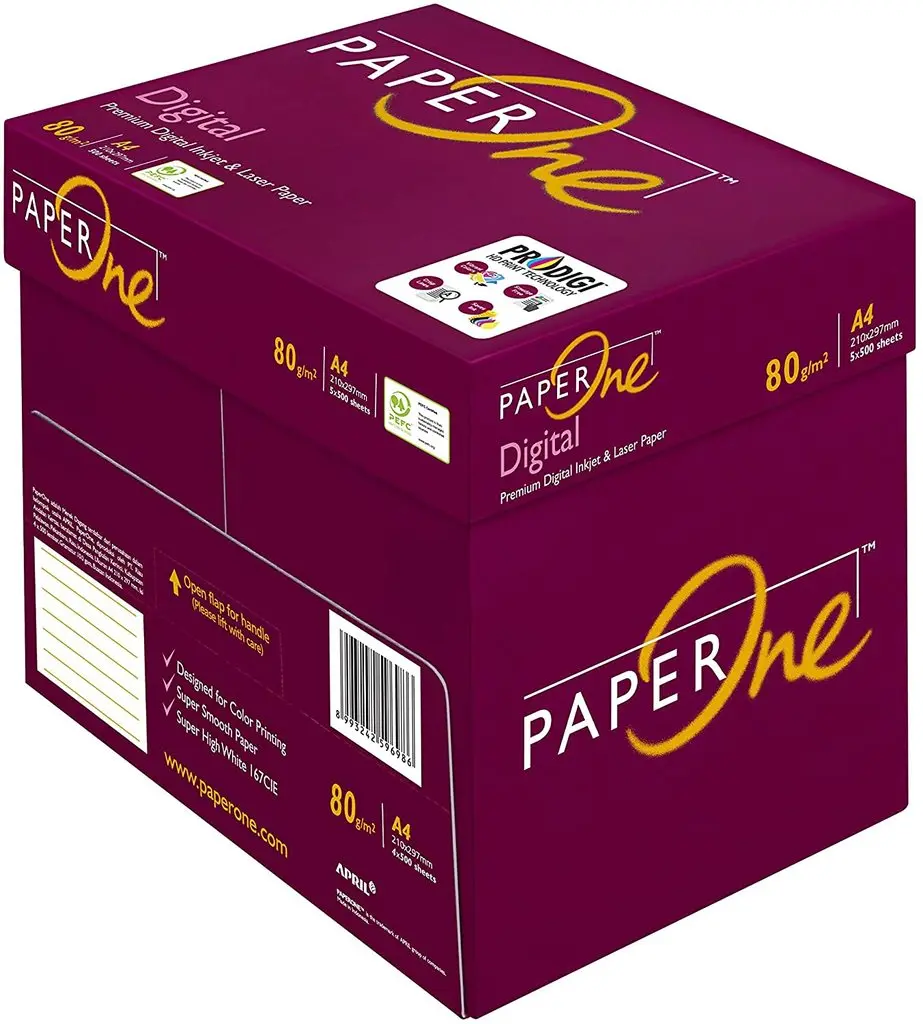 Quality wholesale 8.5x11 100% Paper One 80gsm ream white Copy A4 Paper/A4 Copy Paper for office machine