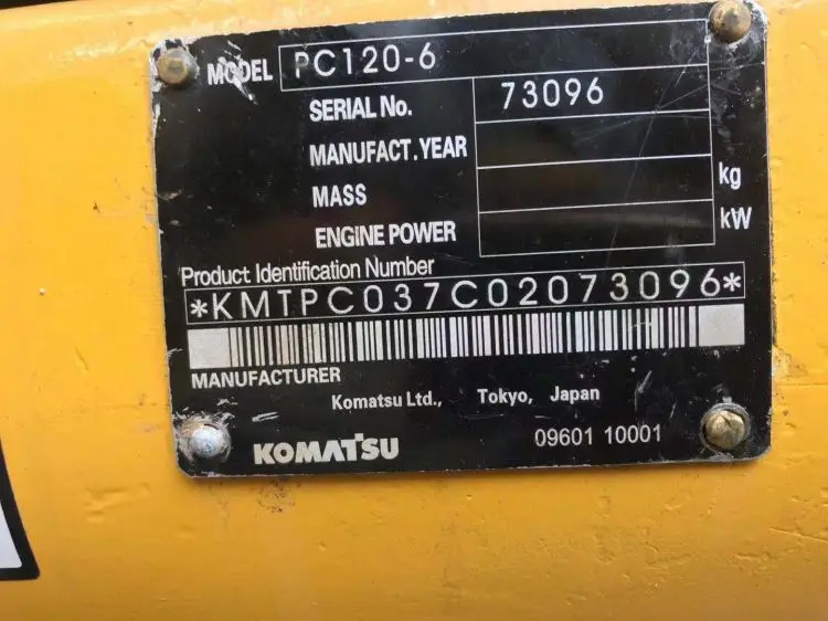  Хорошее состояние для экскаваторов Komatsu pc120/