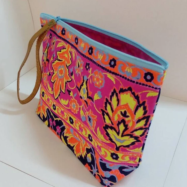 Neon Canvas Bag White Black Color Pattern Premium Quality Fashion Handbag Bags Women Handbags Ladies 100% Export form Thailand