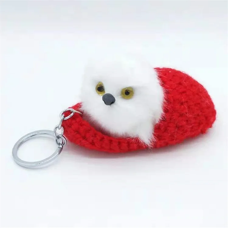 Simulation Animal Mini Plush Dog Knitting Slippers Lifelike Dog Plush Toy Custom Plush Dog Toy