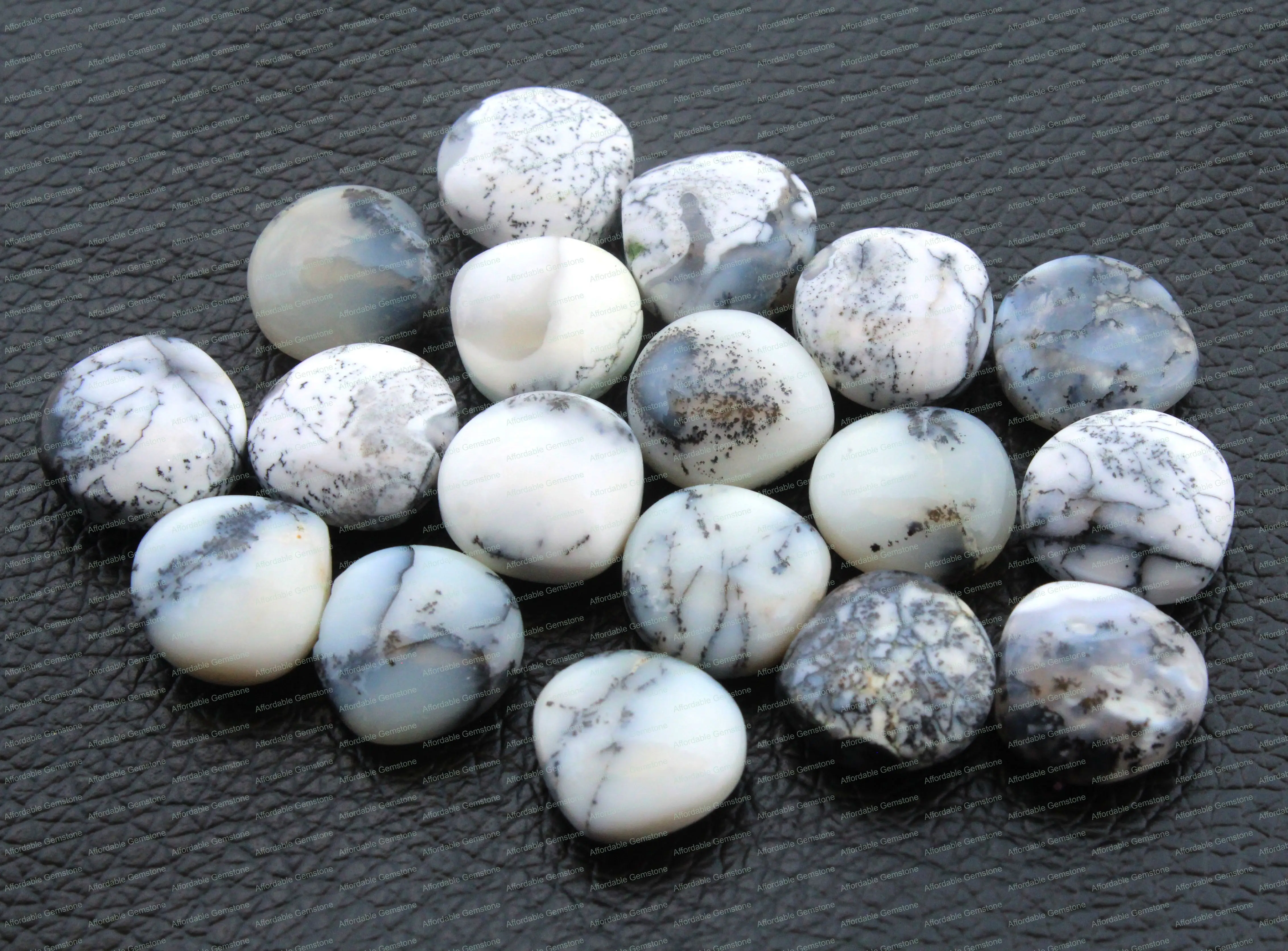 
Natural Dendrite Opal Drill Gemstone handmade stone Jewelry making gemstones Heart shape Dendrite Opal Beads Size 7x10 MM 