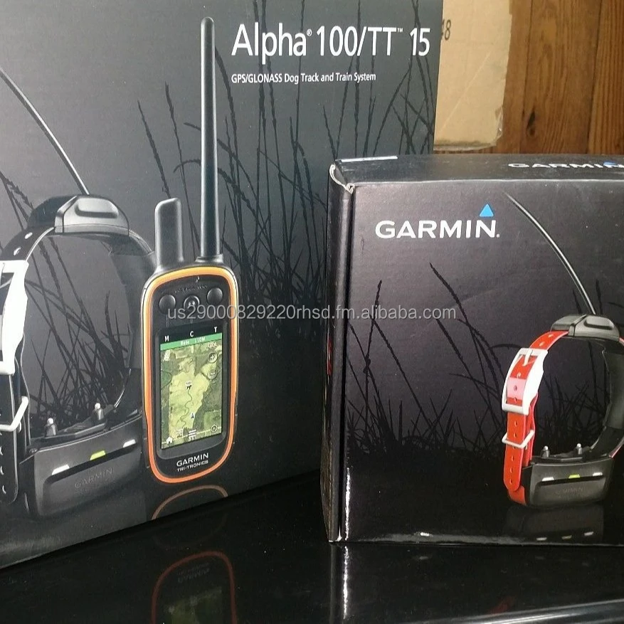 
New Arrival Promo Sales Garmin Alpha 100 with 2 - TT15 Collars GPS Dog Tracking System (2 - Dog System) 
