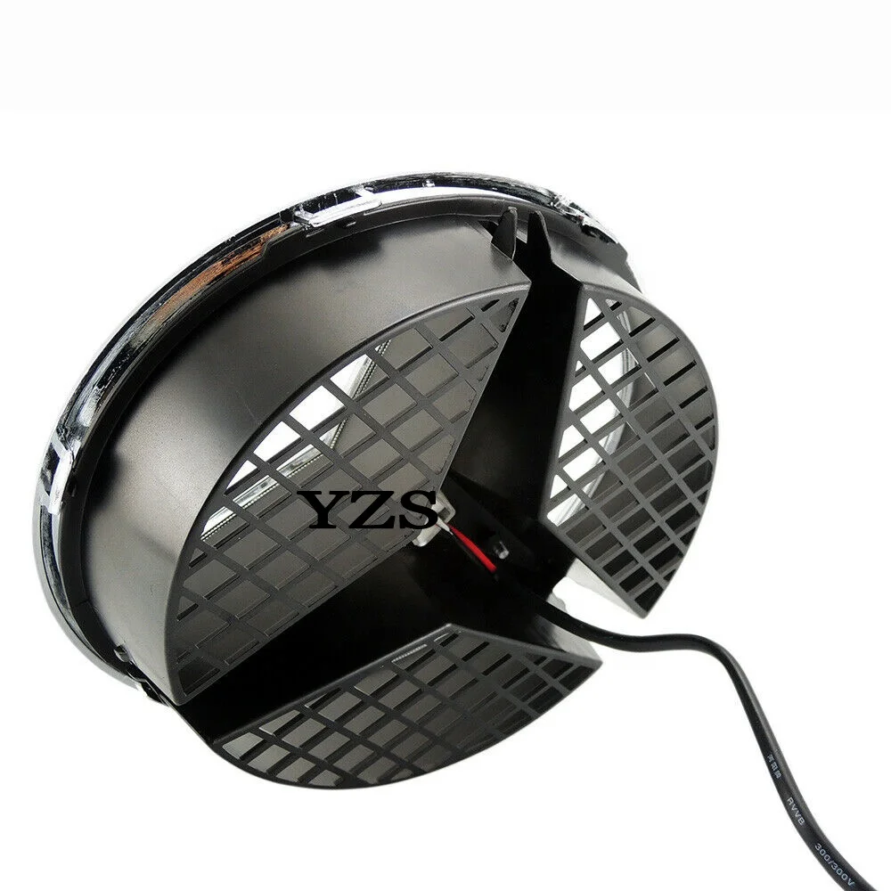 Illuminated LED Light Front Grille Star Logo Emblem Badge Fits For 06-13 Mercedes Benz C/GLK Class W204 W245 C200 260 350