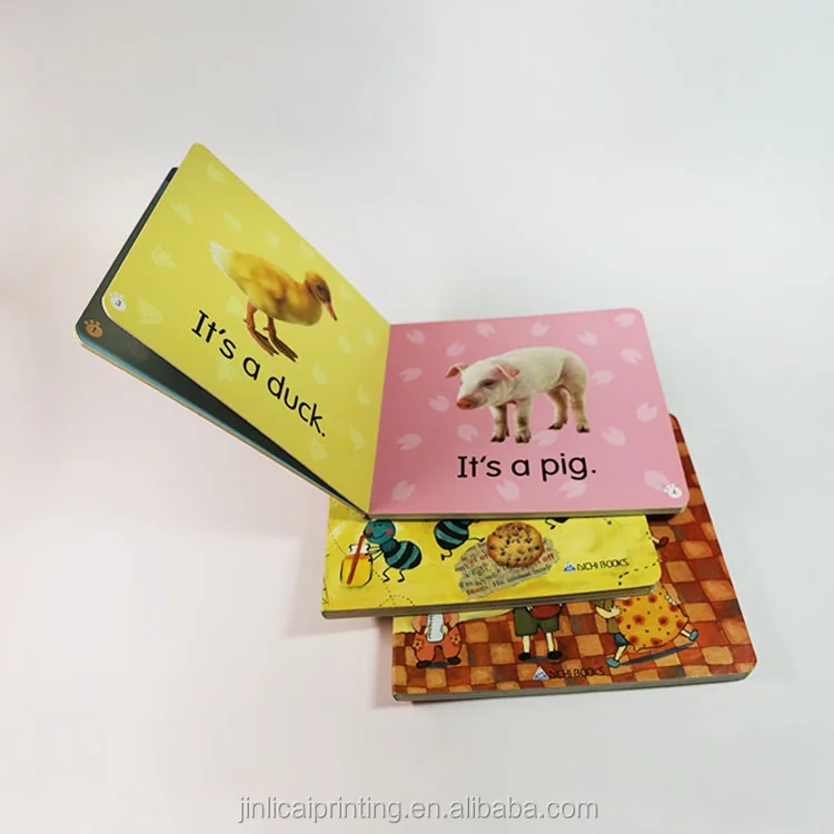 cheap customized full color baby book printing hardcover children board book