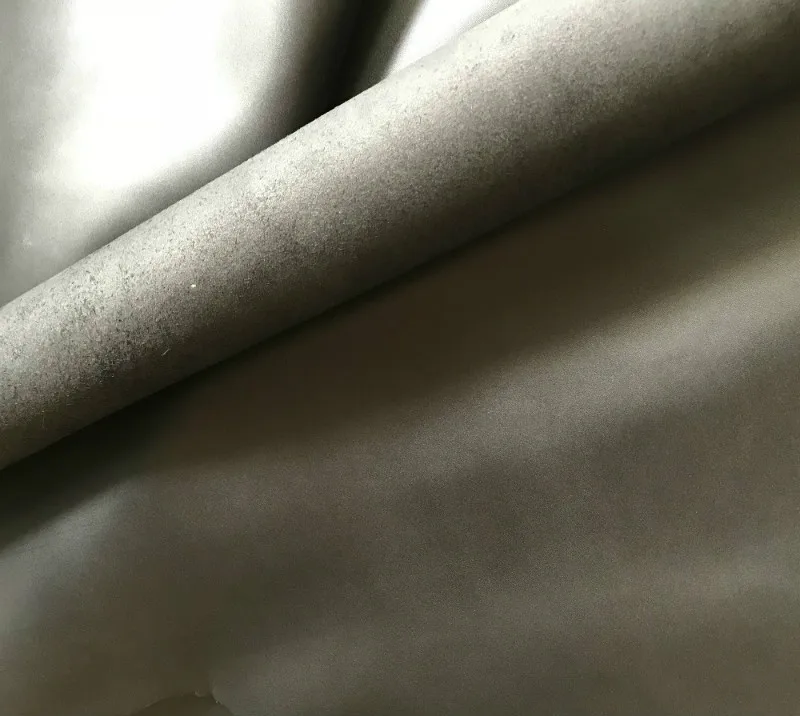 Cheap price micro fiber coated cowhide leather for shoes upper handbags etc