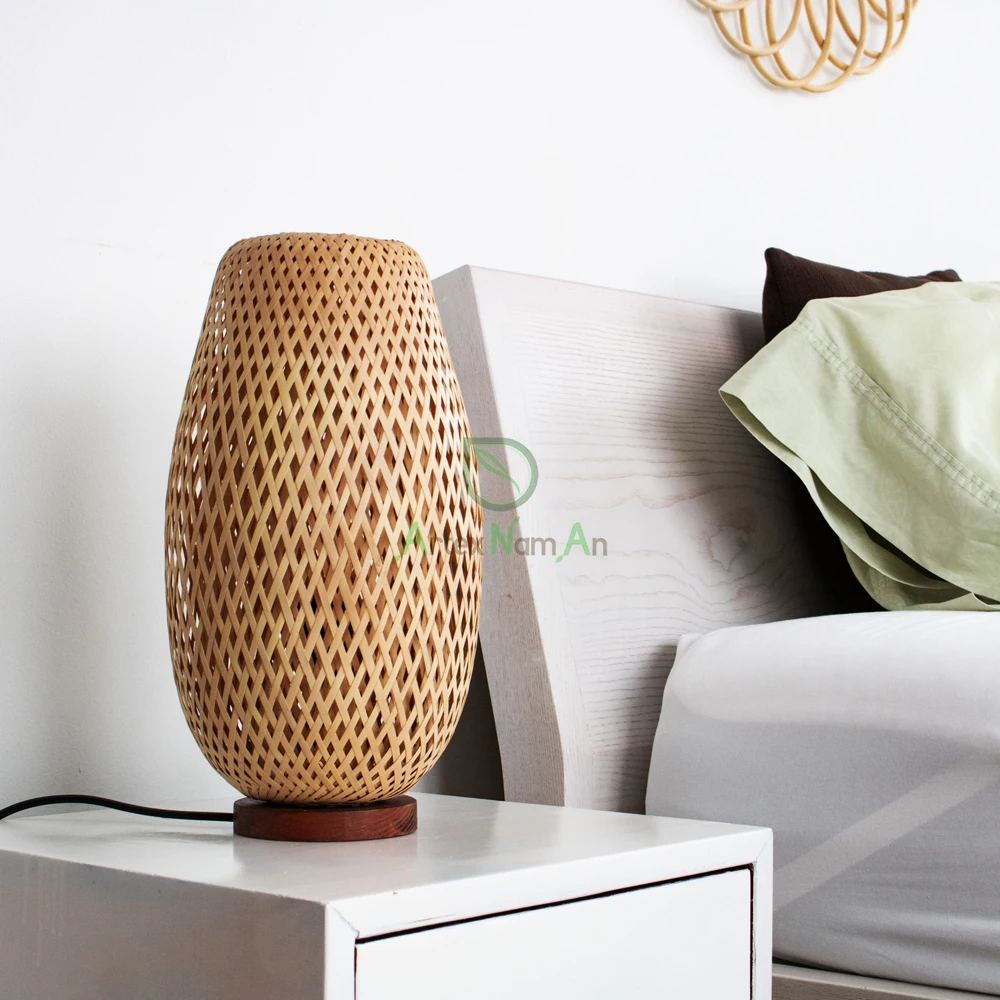 Bamboo table lamp/night light table lamp/bed side lamps for home decor