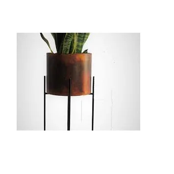  Садовый плантатор Hammer для уличного декора дизайн зеленых растений черная окрашенная отделка цветной