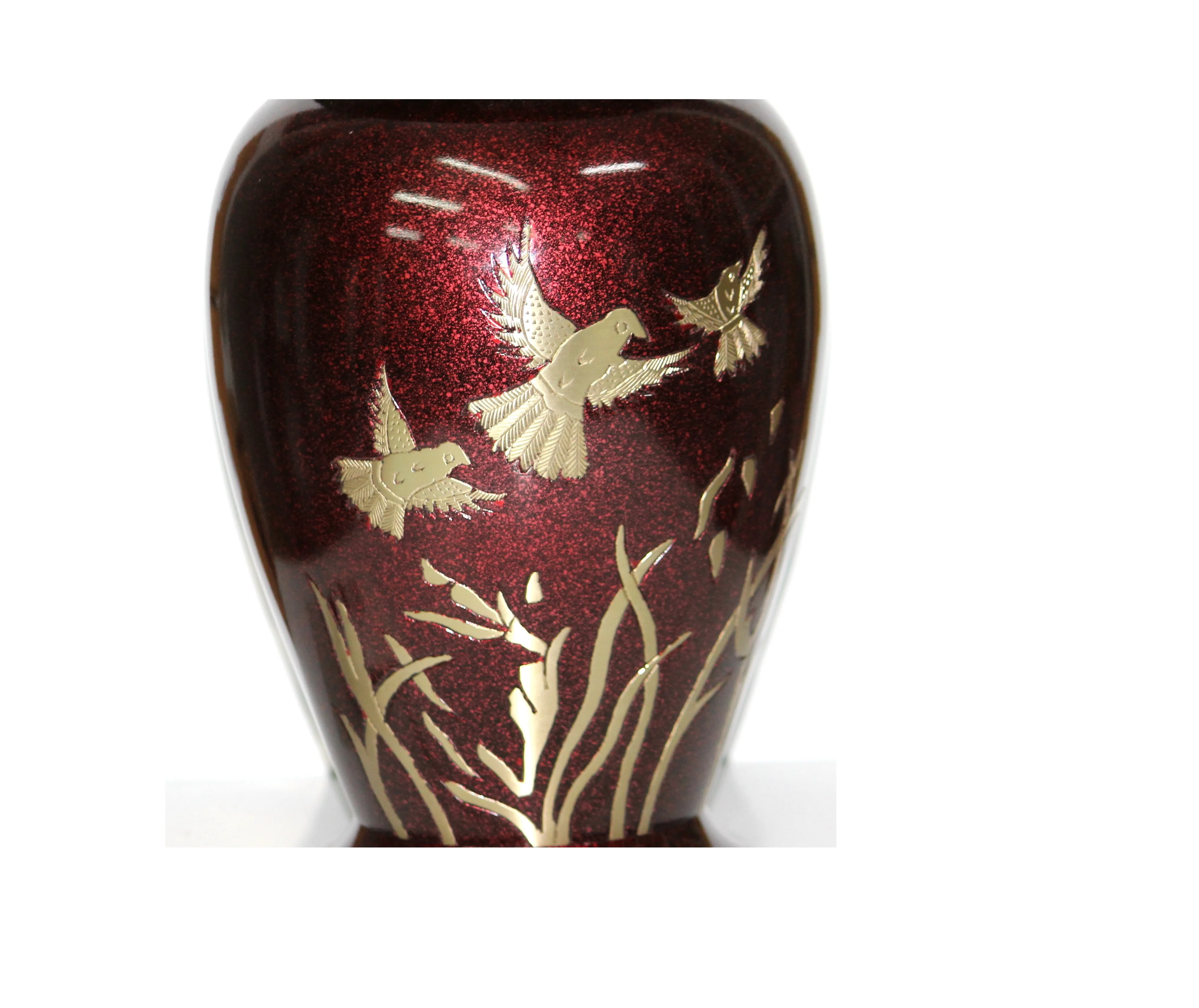 Красная мраморная Летающая урна для кремации взрослых