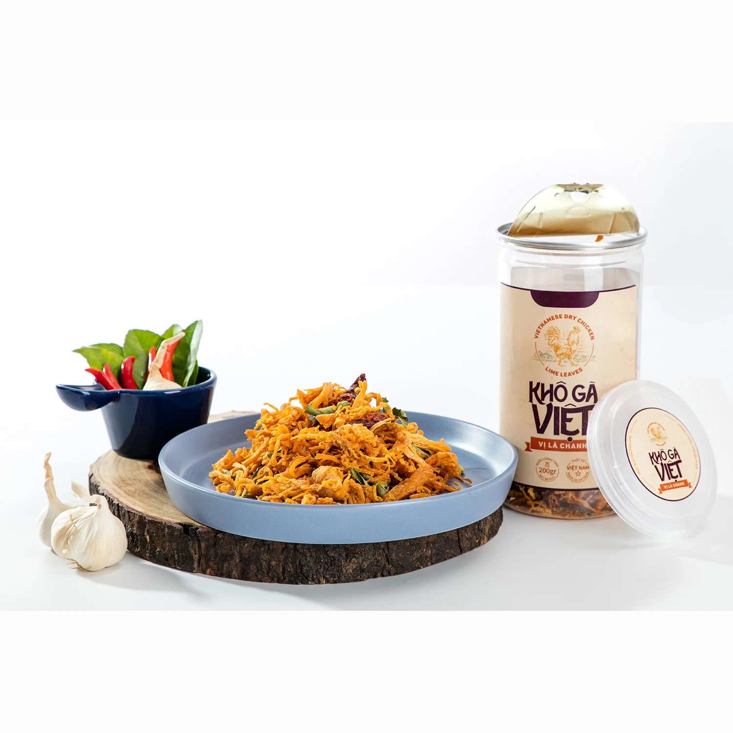 Top selling wholesale supplier chicken jerky burnt garlic flavor