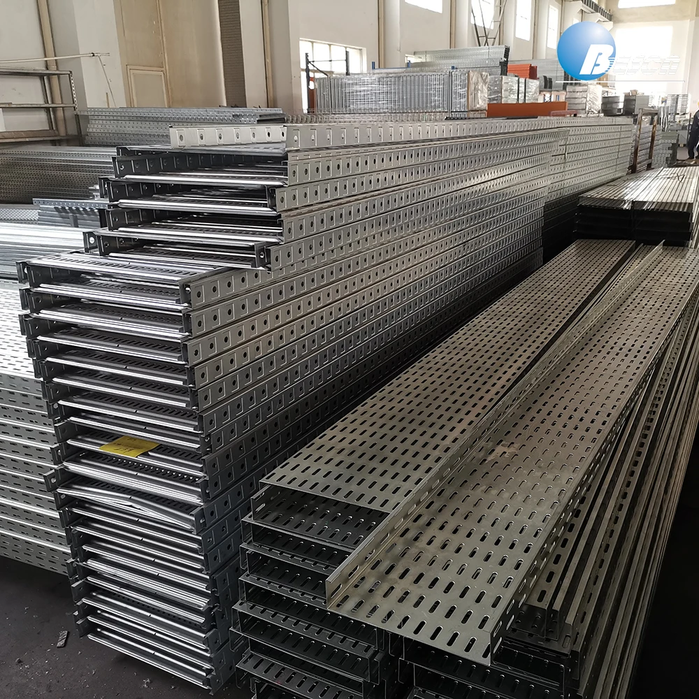 Flexible no plastic Fiber optic Stainless Steel Galvanized Perforated Cable Tray Sizes weight (62023721711)