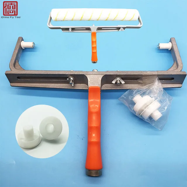
CTRH1218 Top quality double army aluminum adjustable 12inch to 18inch paint roller frame and handle 