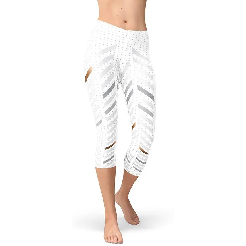 Plain White Women Legging Breathable Women Gym Legging with your Own Customize Logo or Name