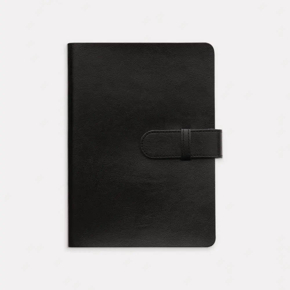 New Custom Printing Cover Soft Genuine Leather School Office Planner Menu Journal A4 A5 Blank Notebook Cover for Gifts and Work