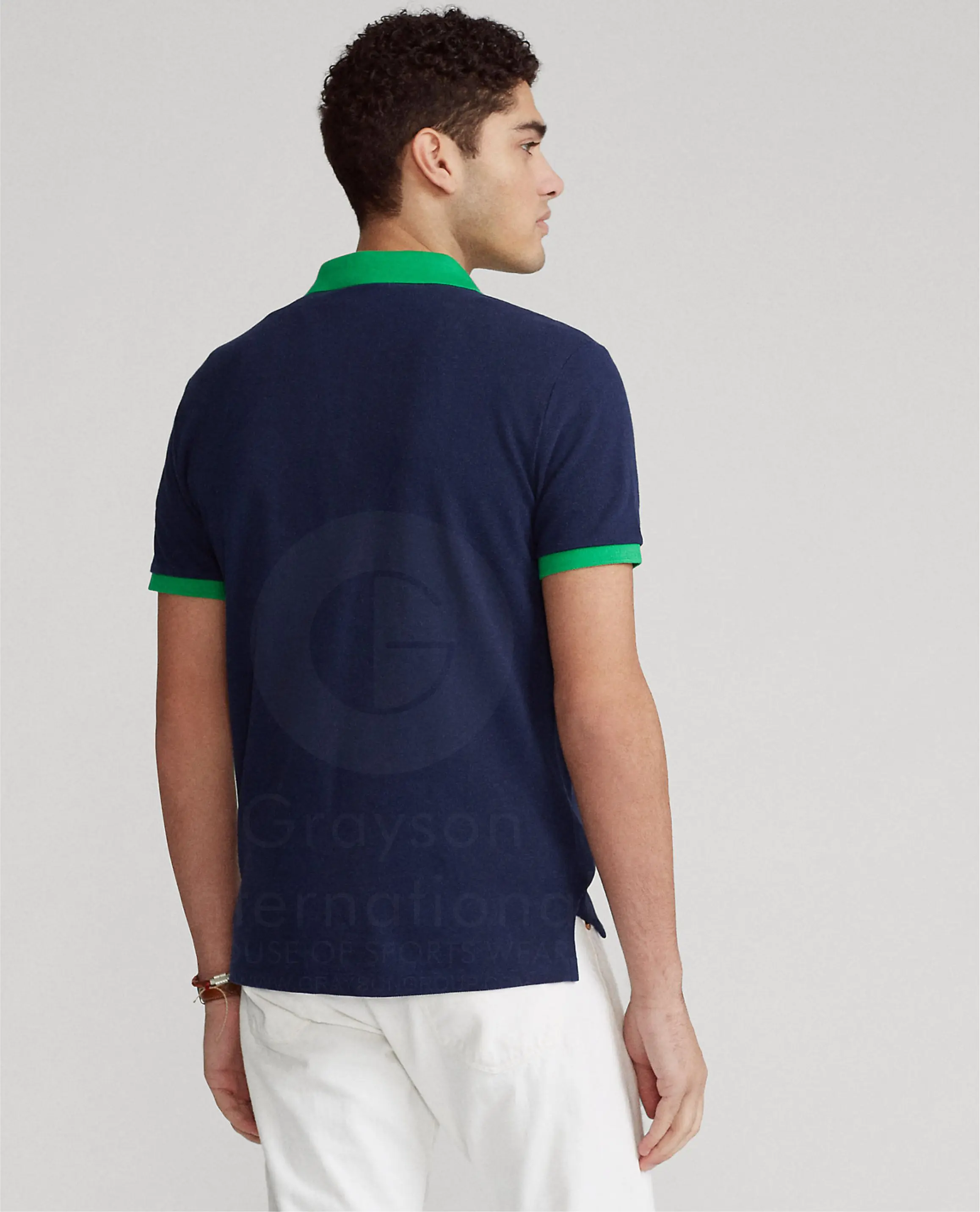 Новый новейший дизайн низкая цена популярная летняя хлопковая рубашка поло из полиэстера от Grayson International