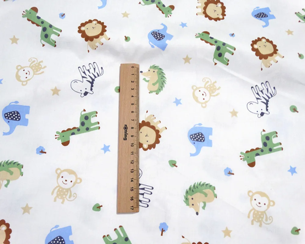 wholesale animal print  cotton fabric roll textile for t-shirt