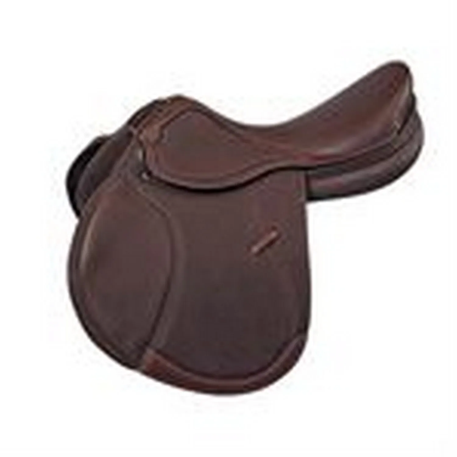 Western Brown Horse Equipment Saddle Genuine Leather Equestrian Jump Riding Treeless Saddle