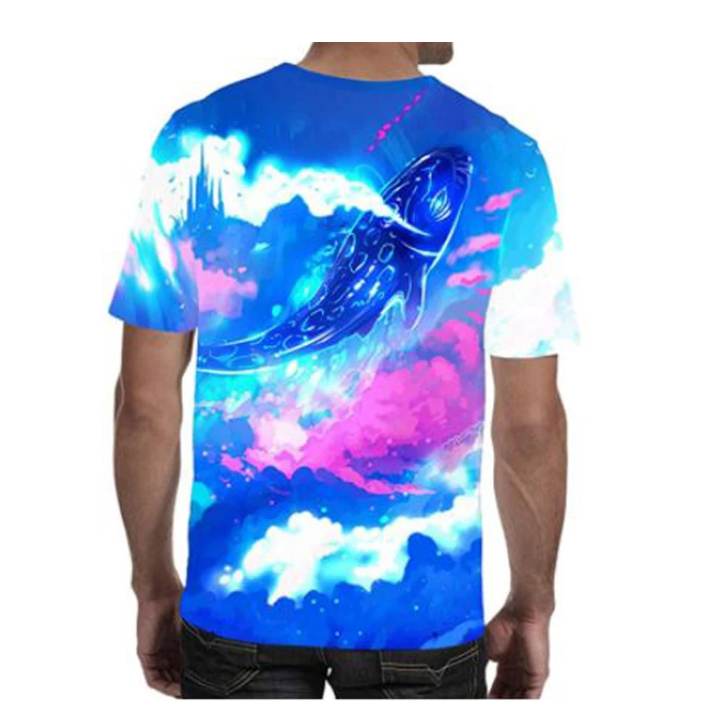 Для мужчин Dragon Ball летний тонкий Косплей 3D Футболка с принтом