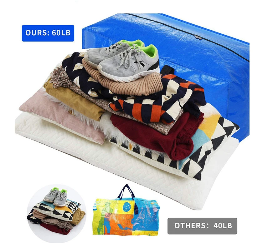 Customize Large Multipurpose Luggage Foldable Vegetable Reusable Food Storage Bags