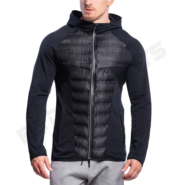 lightweight filling goose down jacket men puffer down jacket with hood for winter