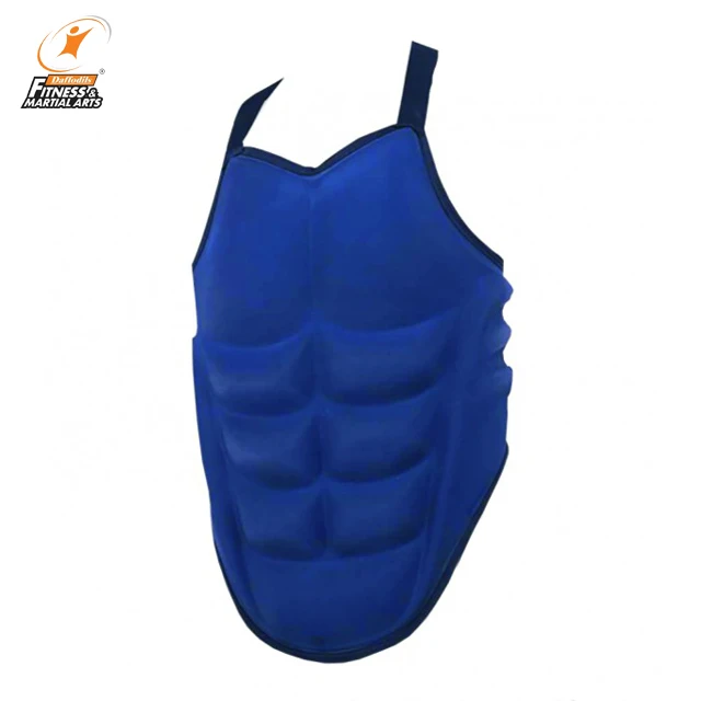 Leather Boxing Chest Guard by Custom Fight Gears