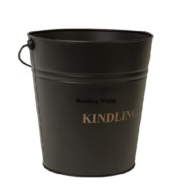 Garden Ware Handmade Coal Bucket Top Selling Garden Ware Ash Bucket Premium Quality Top Selling Customized Black Bucket