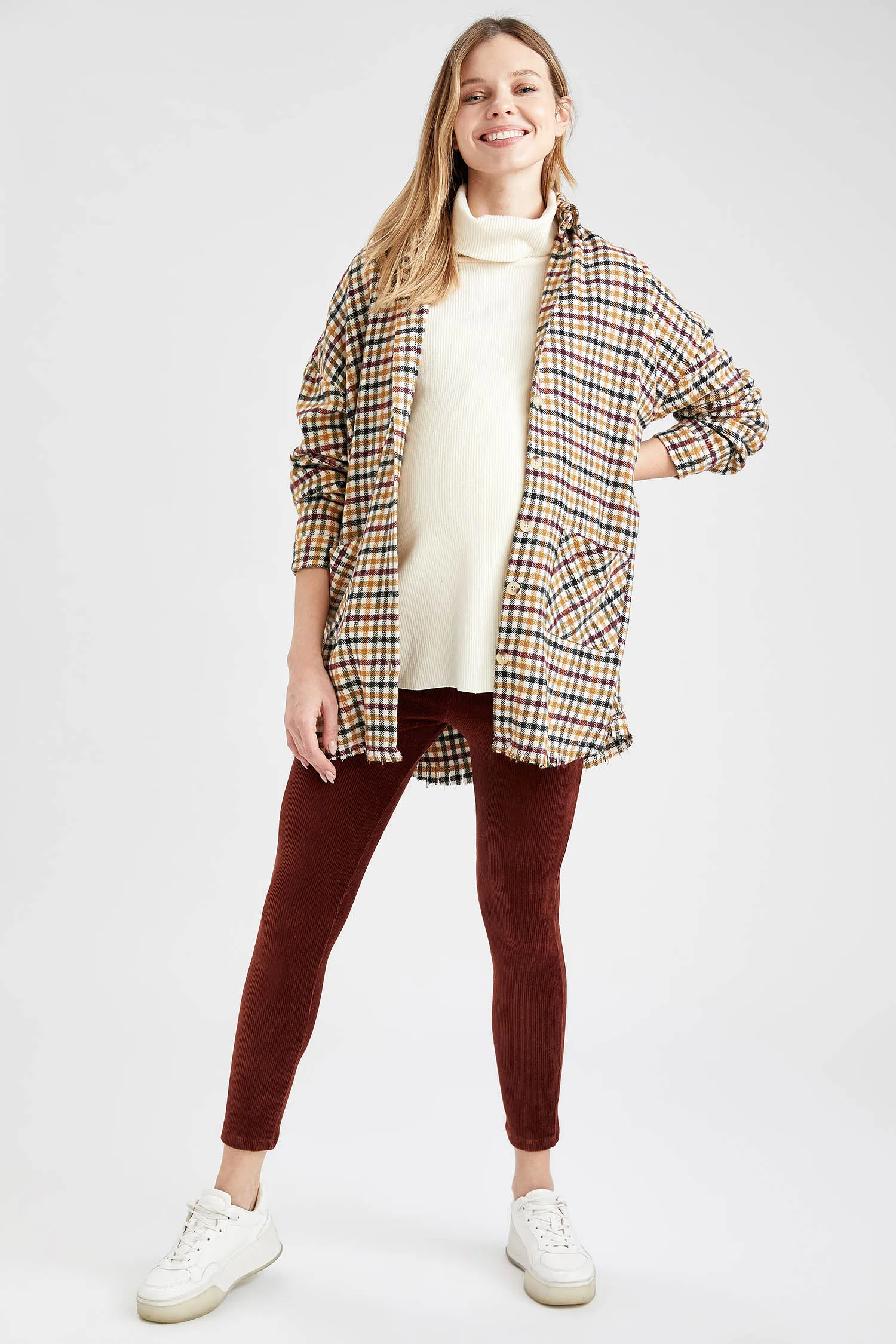 
Defacto Apparel Women Maternity Bottom Cinnamon Velvet Slim Fit Maternity Tights High Quality Best Prices 