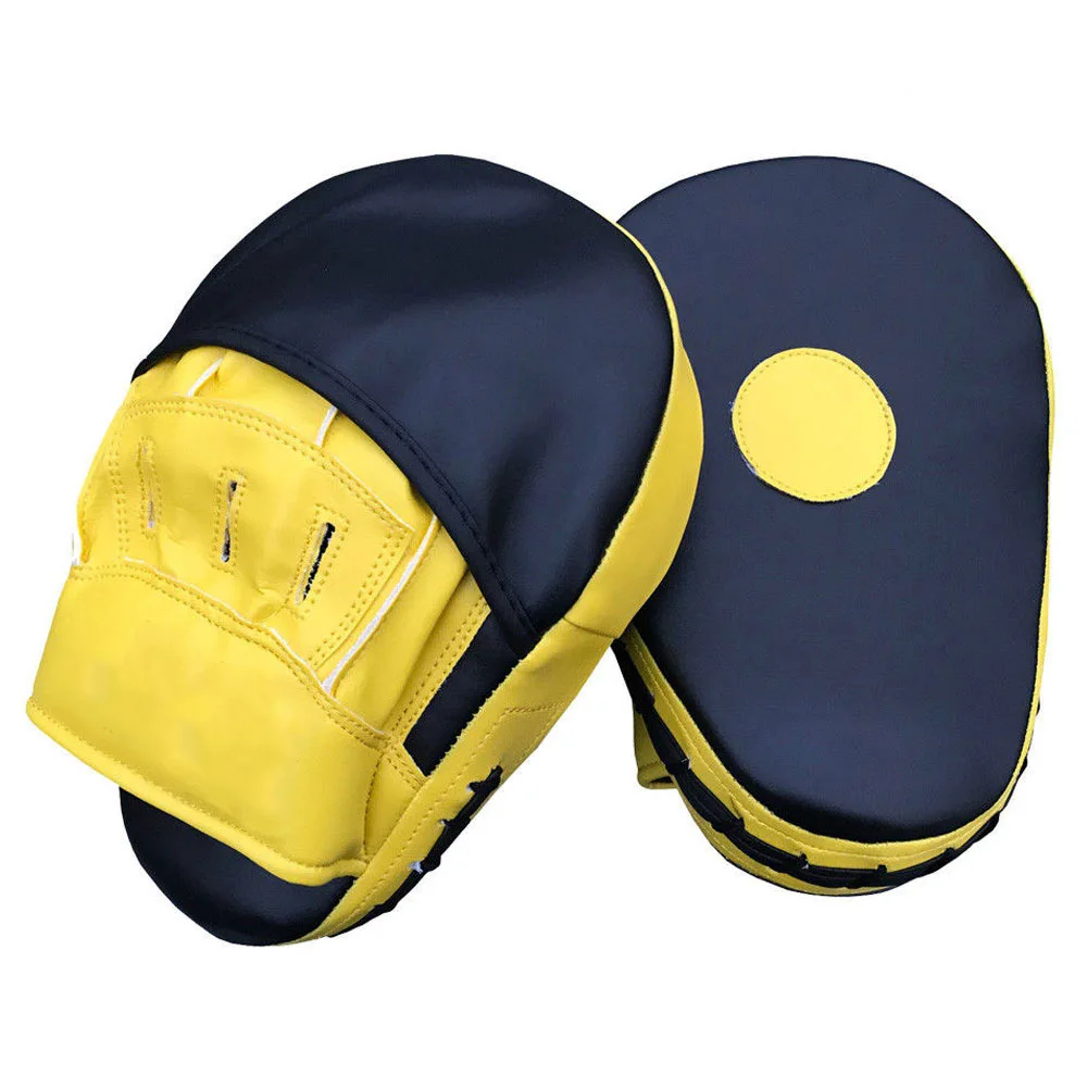 PU Leather Boxing Kick Hand Target Glove Punch Pad Focus MMA Muay Thai Boxing Training Wear Focus Pads