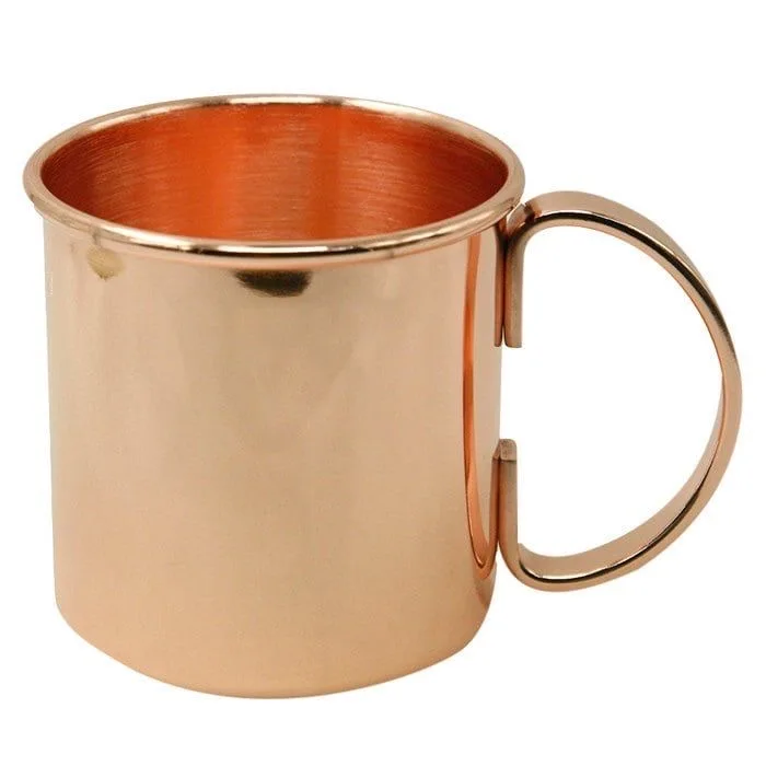 Exclusive Solid Copper Drinking Mug Designer Handle Moscow Mule for Drink ware