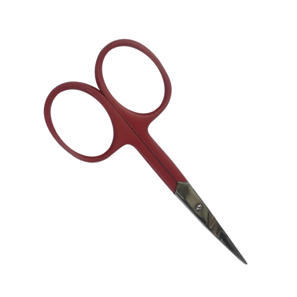 Beard Mustache Hair Dressing Scissors German Hair Cutting Stainless Steel Professional 420C Laser Bag Leather White Western Box