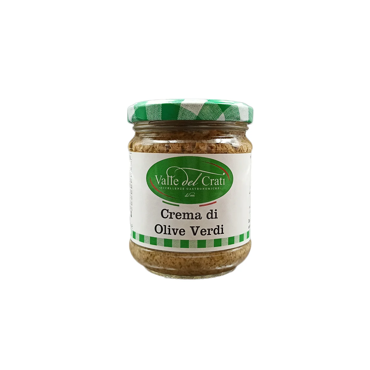 Green Olive Cream | Italian spread cream with green olives and spices in olive oil | 180 gr