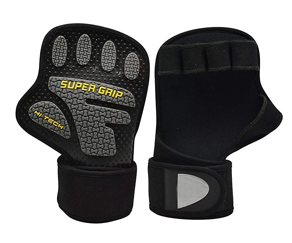 Weight Lifting Gloves POWER GRIP PADS GYM FITNESS EXERCISE STRENGTH TRAINING WEIGHT LIFTING BAR GRIPS By FIT IMPEX