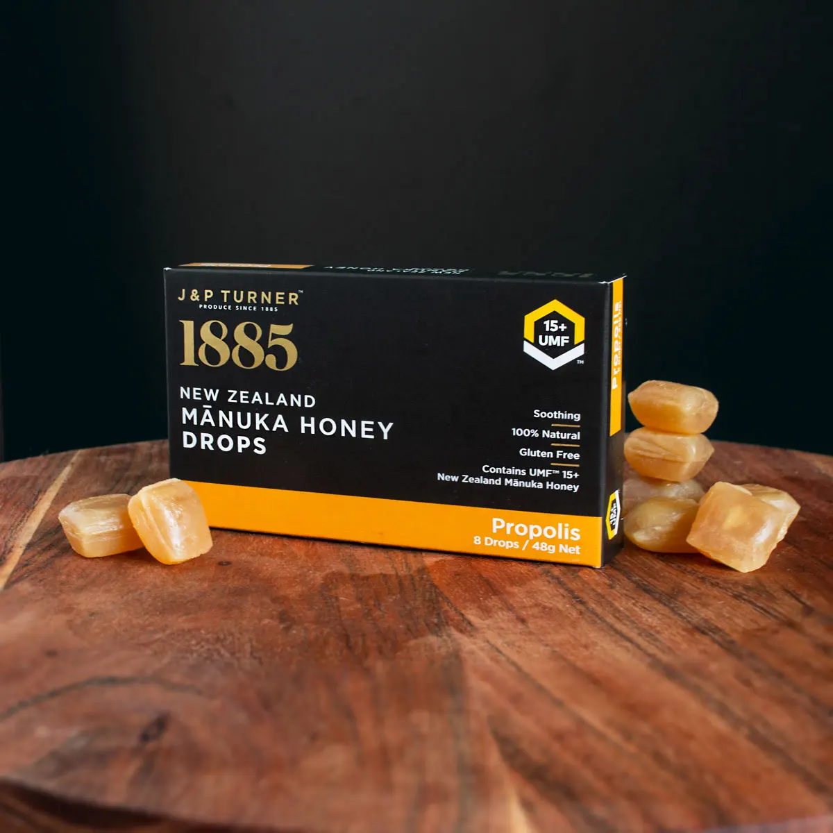 Manuka Honey Drops Propolis UMF 15  New Zealand Made 100% Natural Soothing Lozenges Candy (1600187128148)