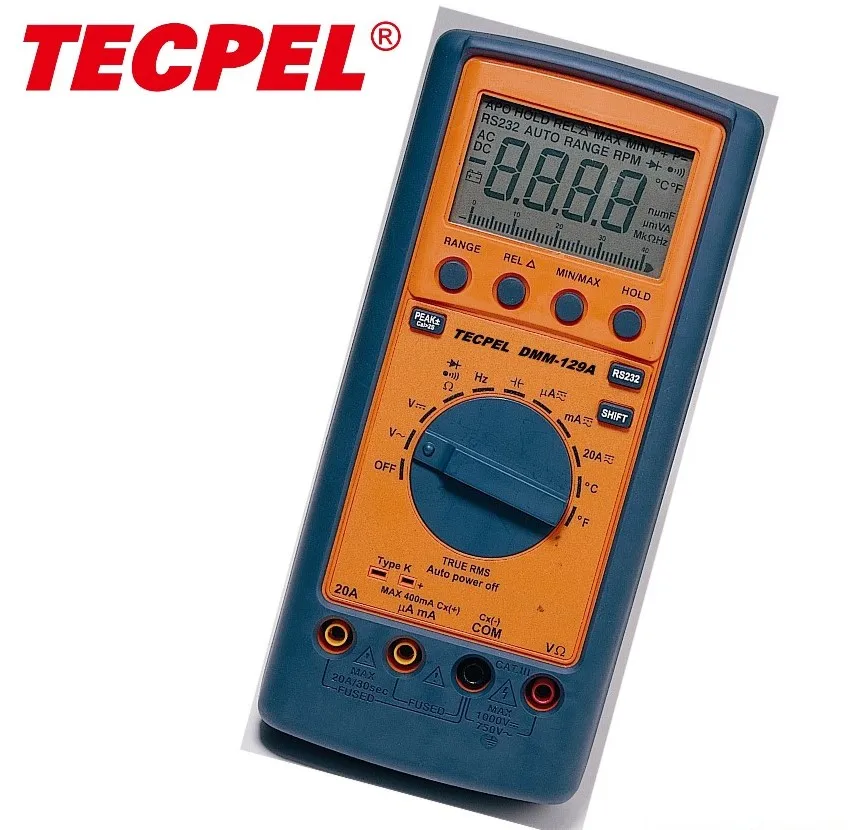 DMM 129A 3 3/4 Digit Multimeter Voltage and Resistance Current Tester