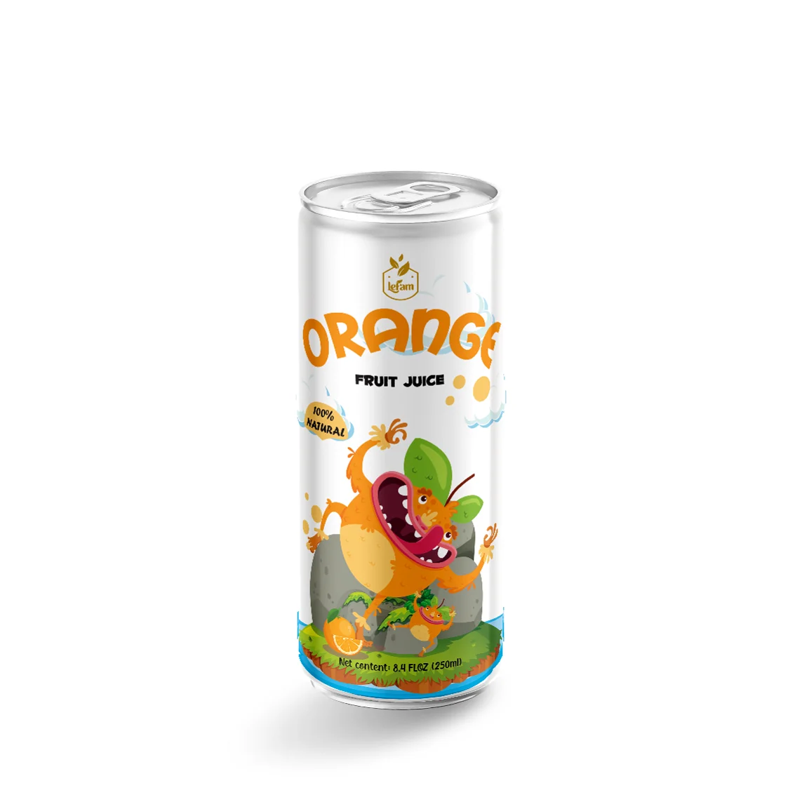 Orange Fruit Juice OEM 250ml Can Wholesaler with Best Price Safe Good Materials LEFAM 0084 96 345 2745