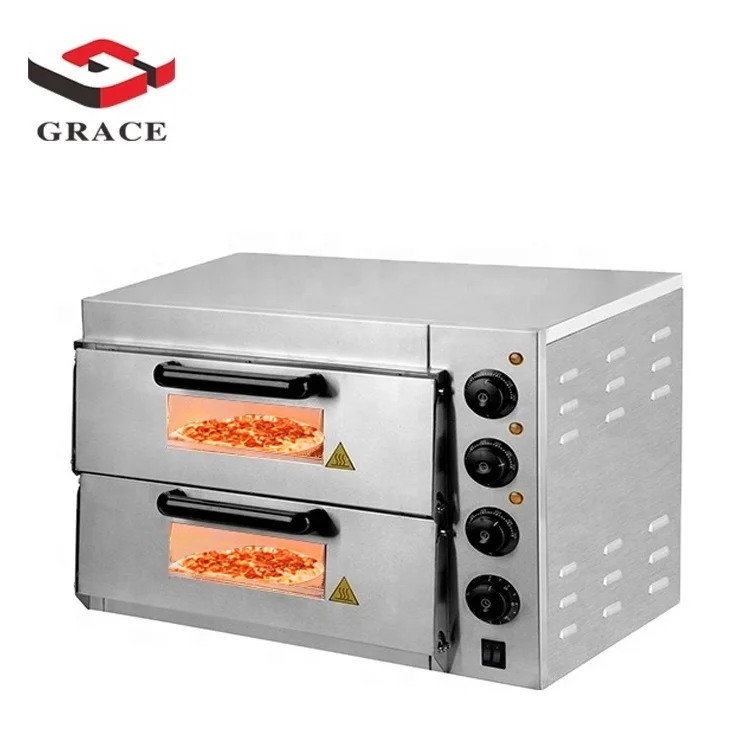  Grace коммерческое кухонное оборудование для хлебопекарни двухслойная электрическая печь