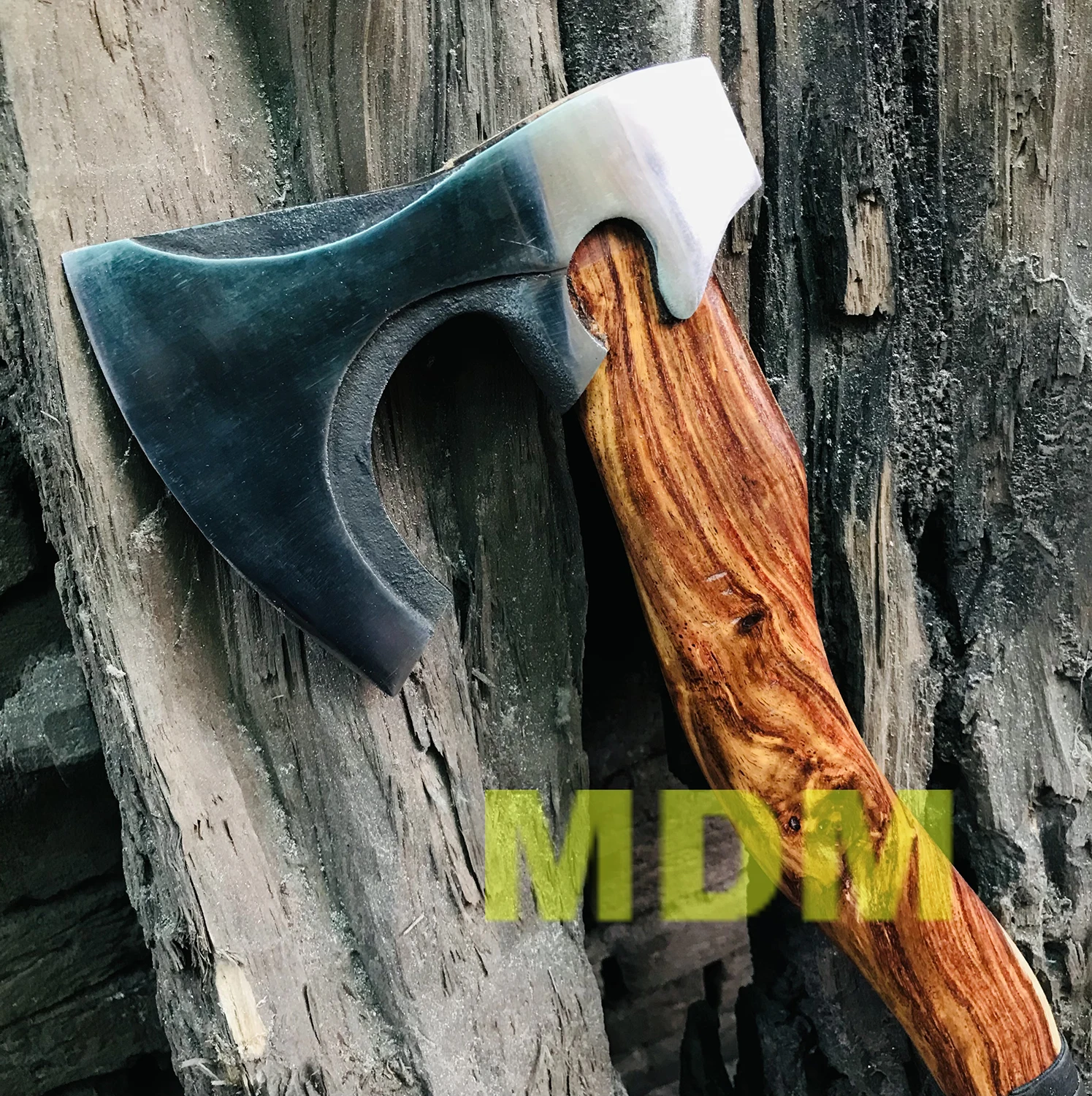 Wholesale Quality Handmade High Carbon Steel Axe Head Viking Axe Hatchet Axes Hatchets Carbon Steel with leather sheath