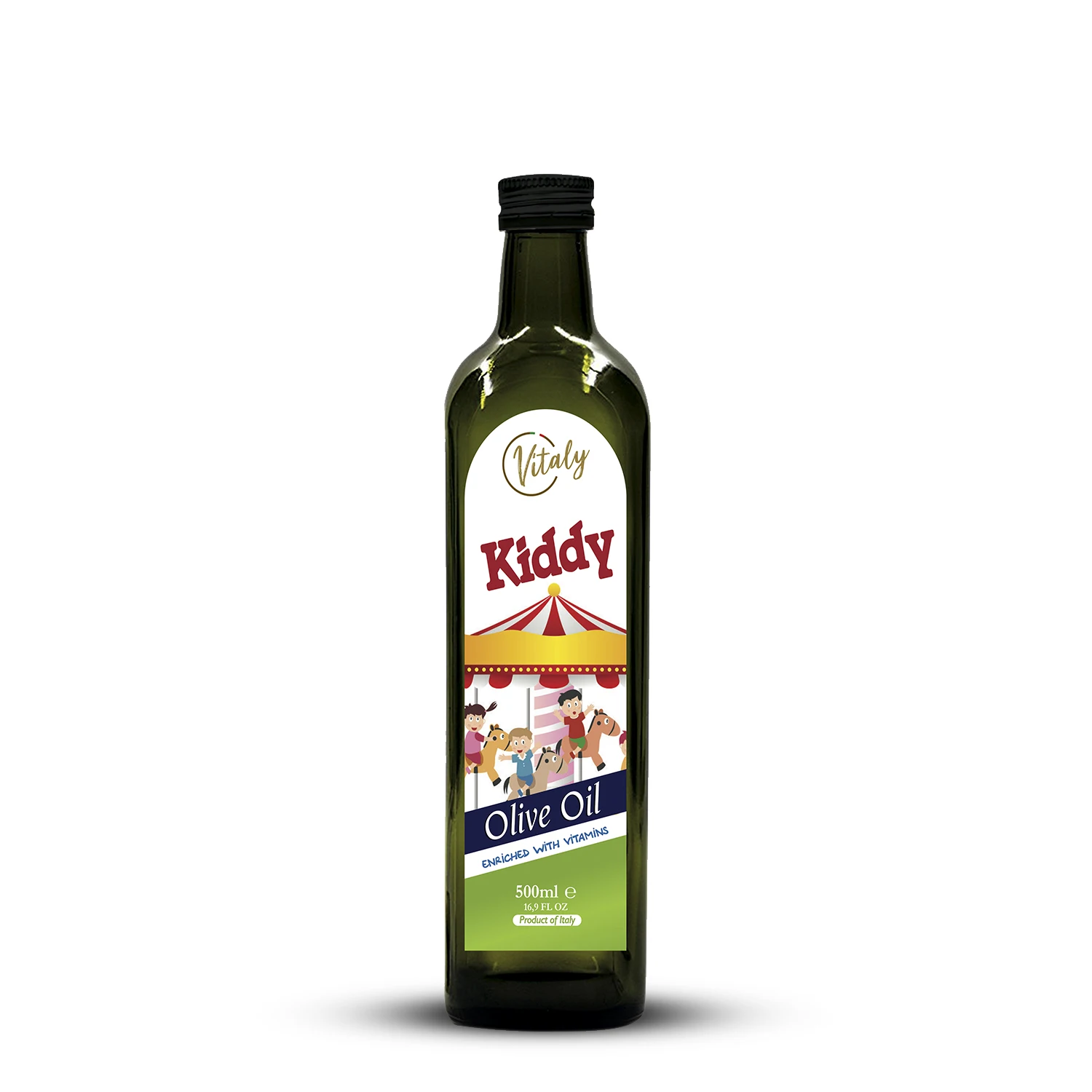 
Kiddy Olive Oil 750 ML glass bottle - italian quality olive oil for kids 