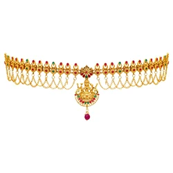 Indian Jewelry Beautiful Design  Maroon & Green Color Glass Stone Juda Pin, Hair Jewelry